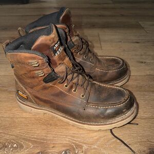 Ariat Rebar Lift Waterproof Work Boot Brown Mens Size 9 D